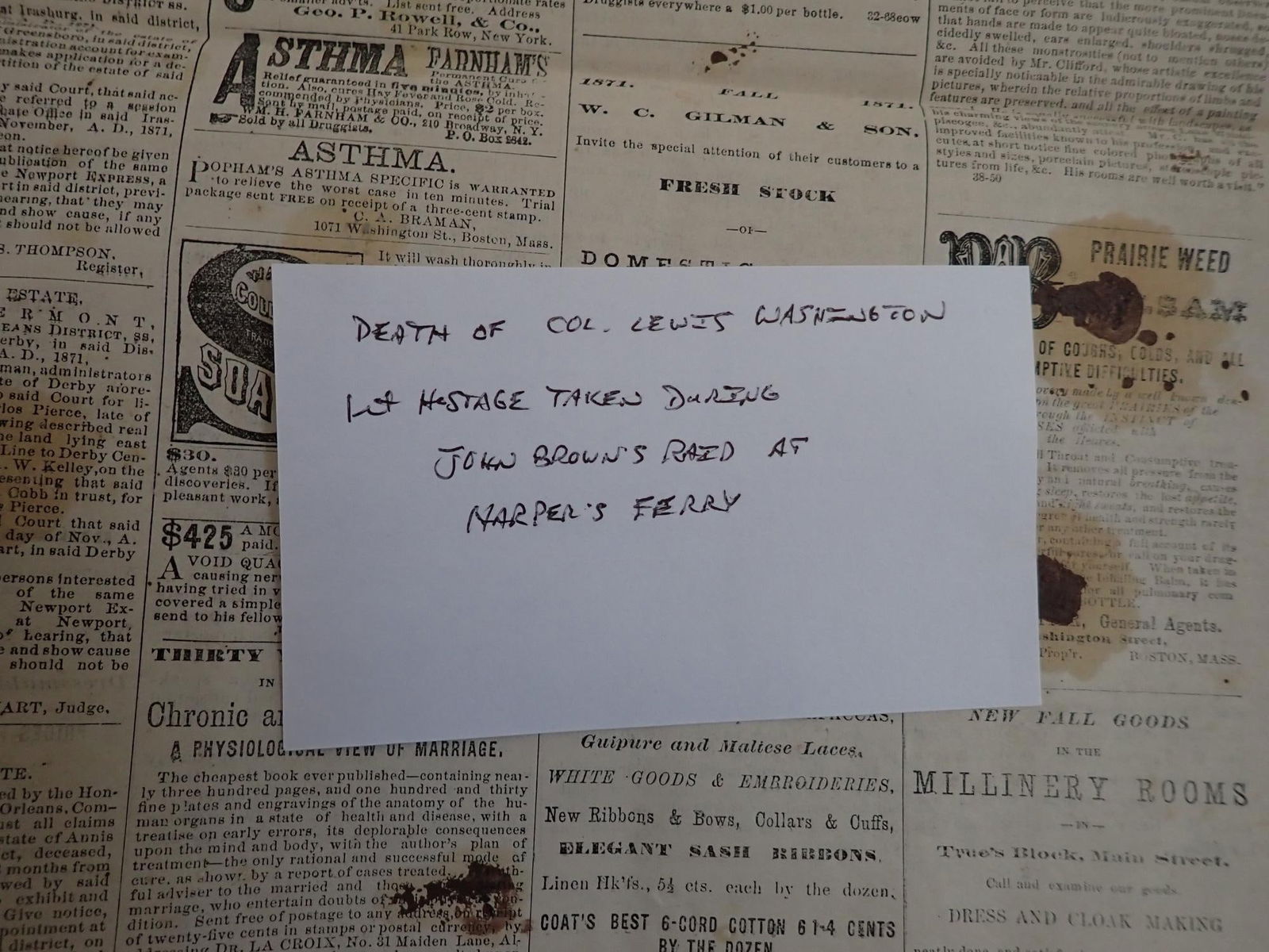 Harper's Ferry Docs, Booklets, Newspapers, etc. - 14