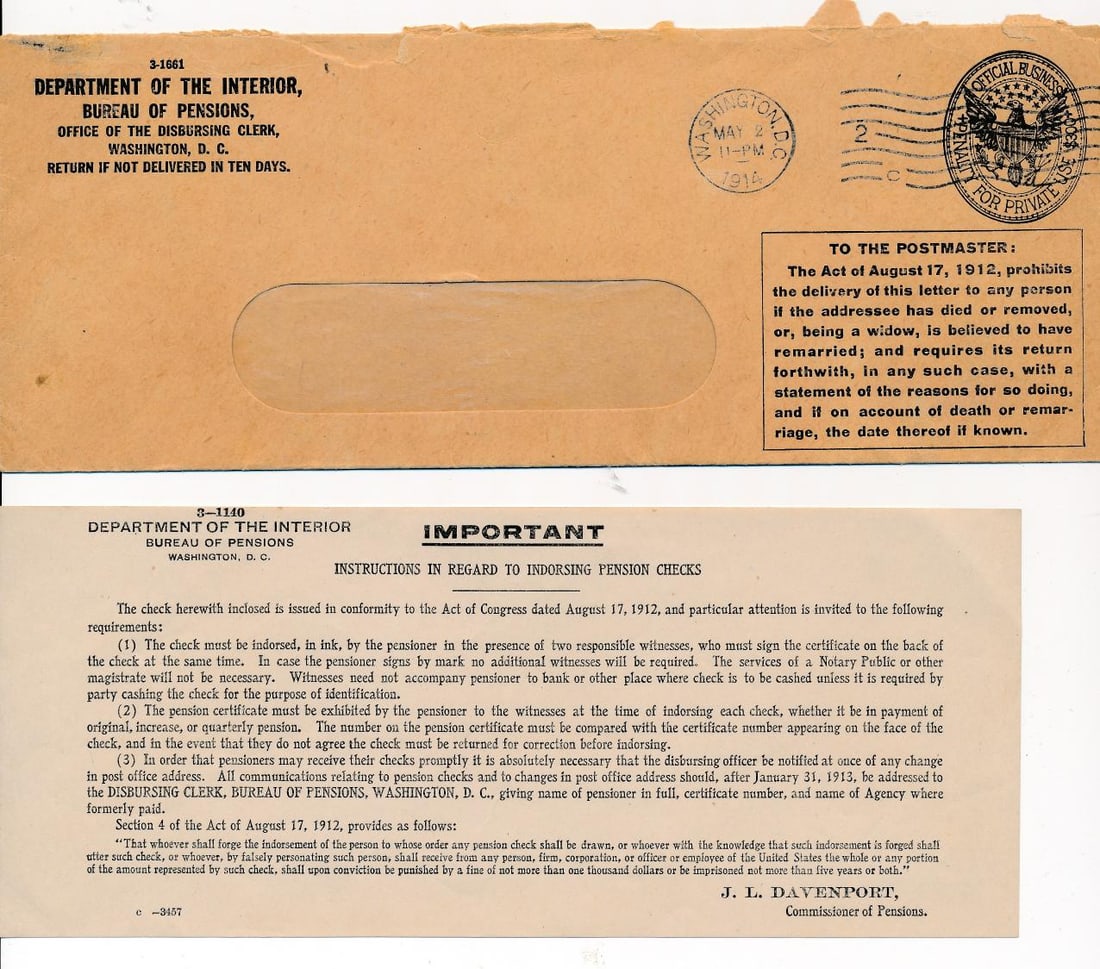 Miscellaneous Post-war docs, GAR, pension docs - 2