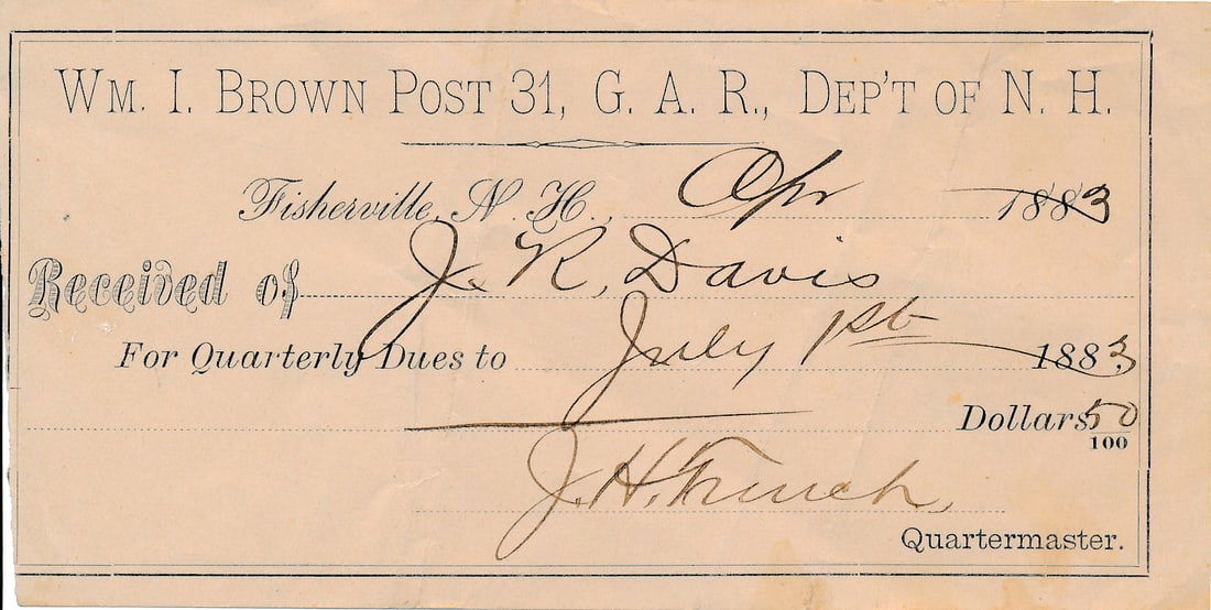 Miscellaneous Post-war docs, GAR, pension docs - 6