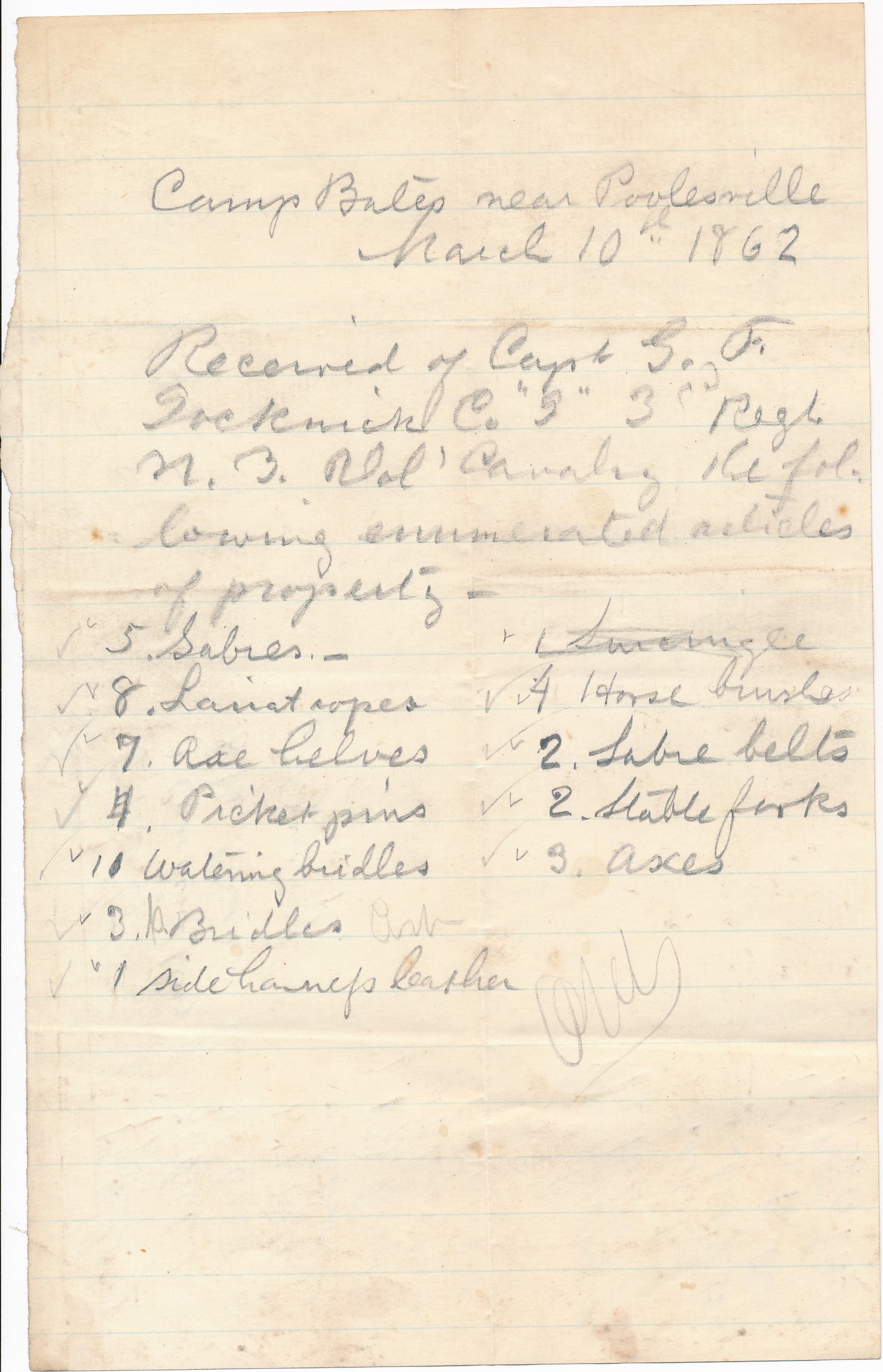 Quartermaster's, Substinence Ordnance Stores docs - 16