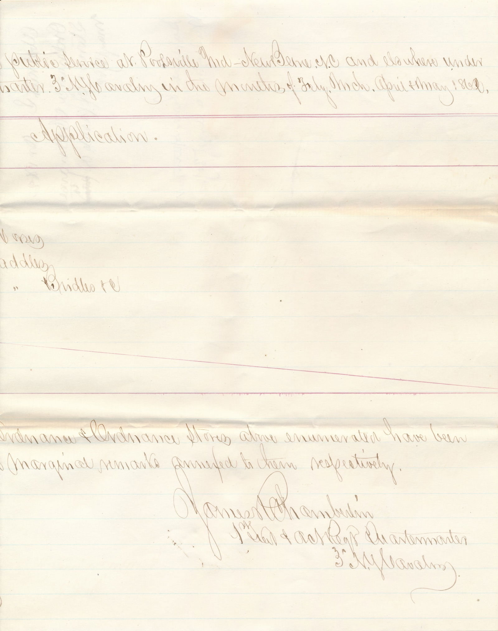 Quartermaster's, Substinence Ordnance Stores docs - 19
