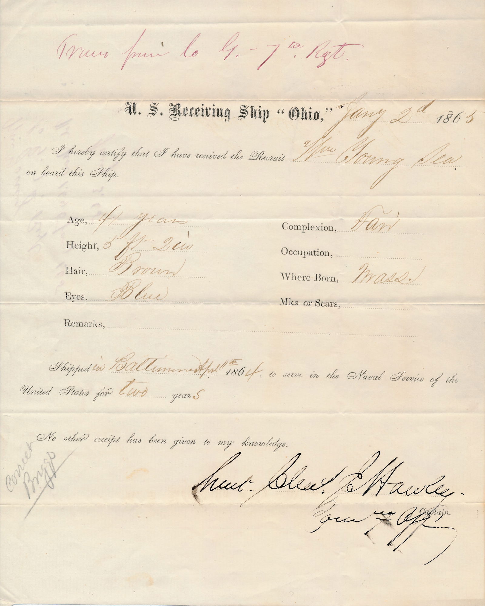 Civil War pension check, other checks, and docs: Maryland related ephemera