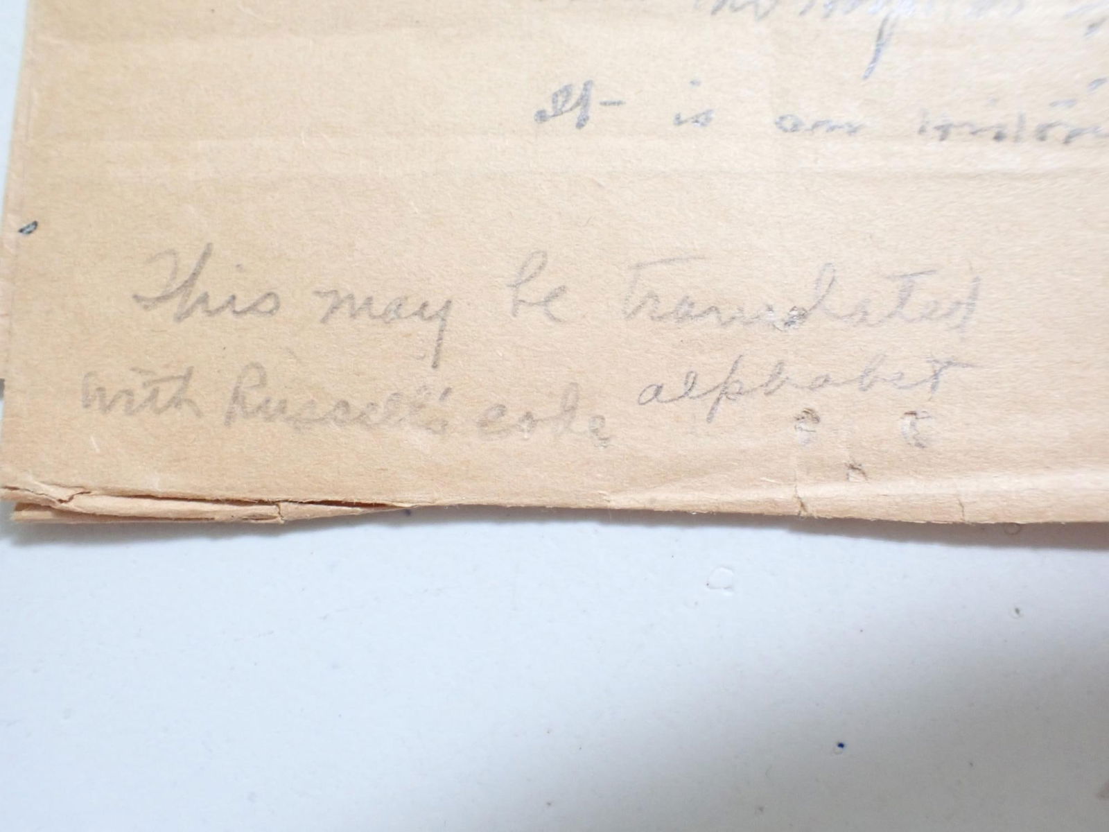 Civil War coded note, Pension documents, etc. - 3