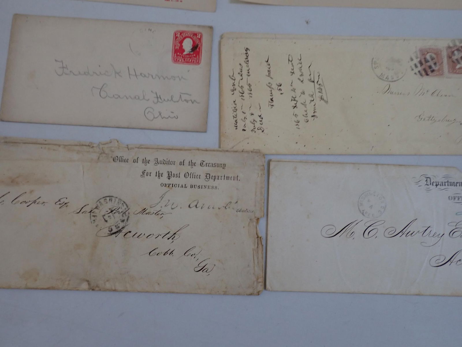 Civil War coded note, Pension documents, etc. - 8