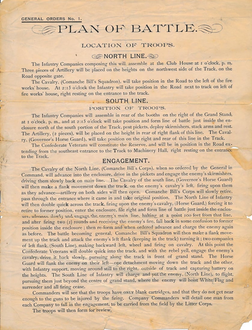 Confederate Veterans delegates certificate, etc. - 10