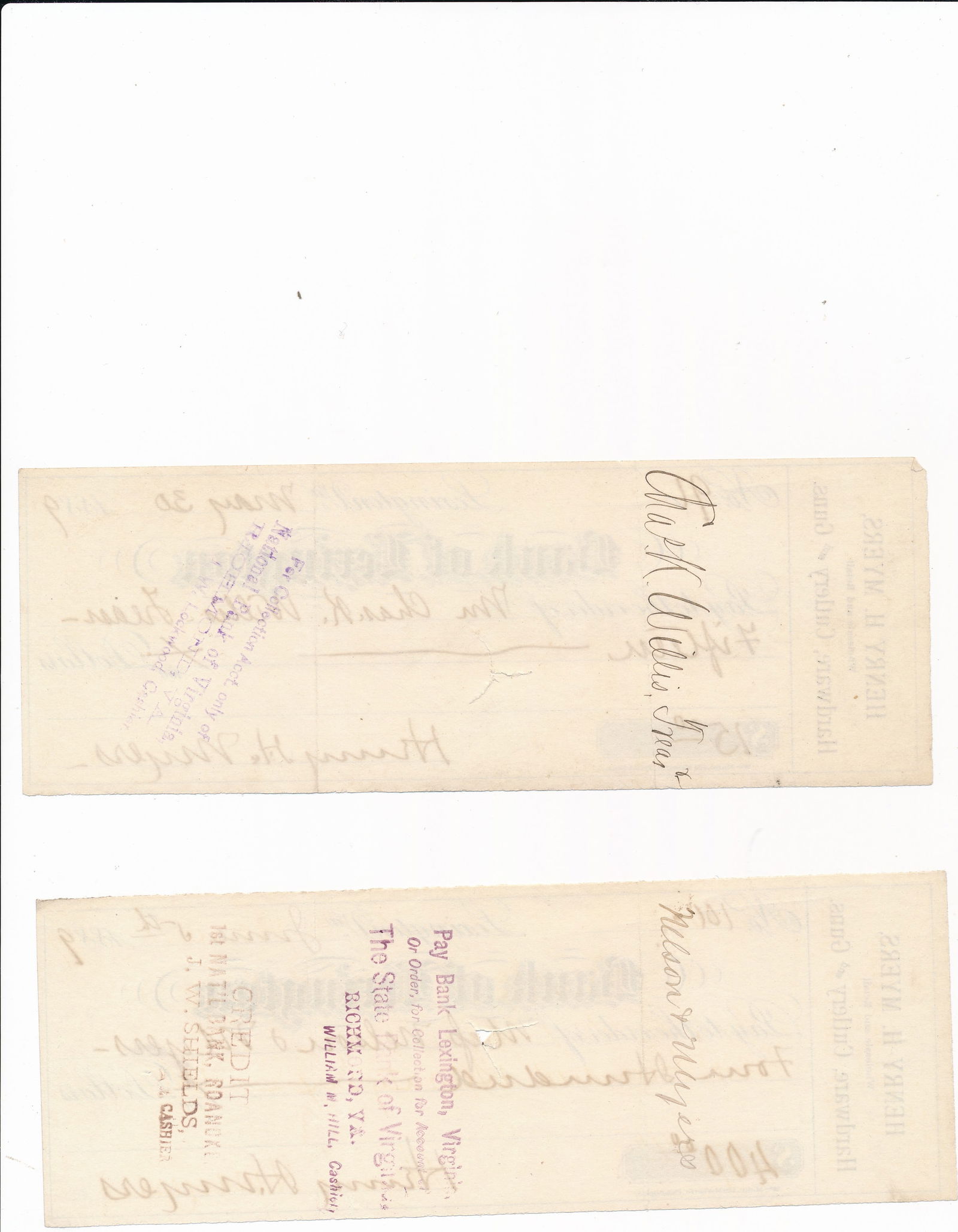 CSA Nathaniel L. Brooks I Co. VA 2nd Cavalry docs - 13