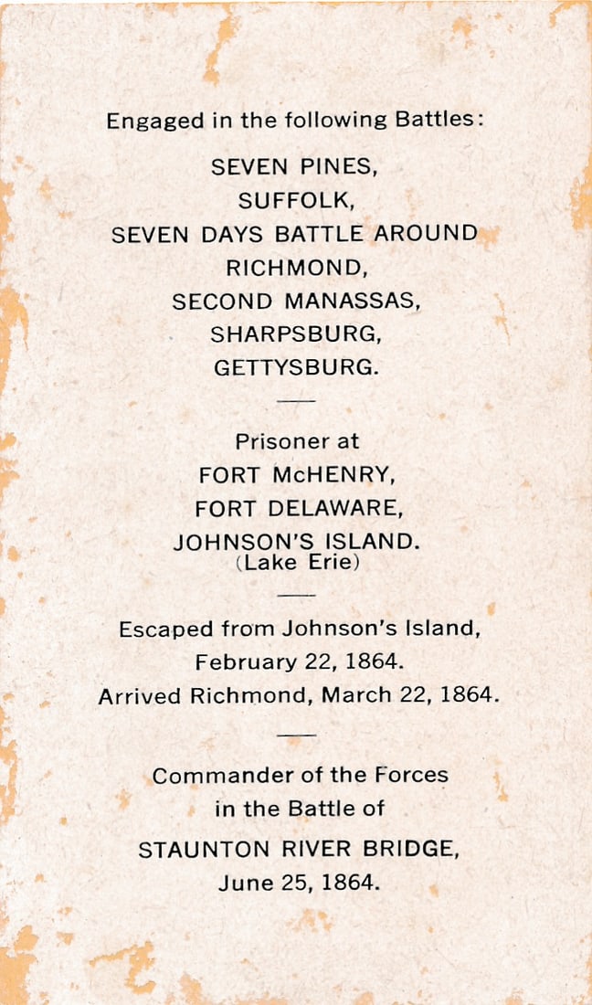 CSA Nathaniel L. Brooks I Co. VA 2nd Cavalry docs - 16