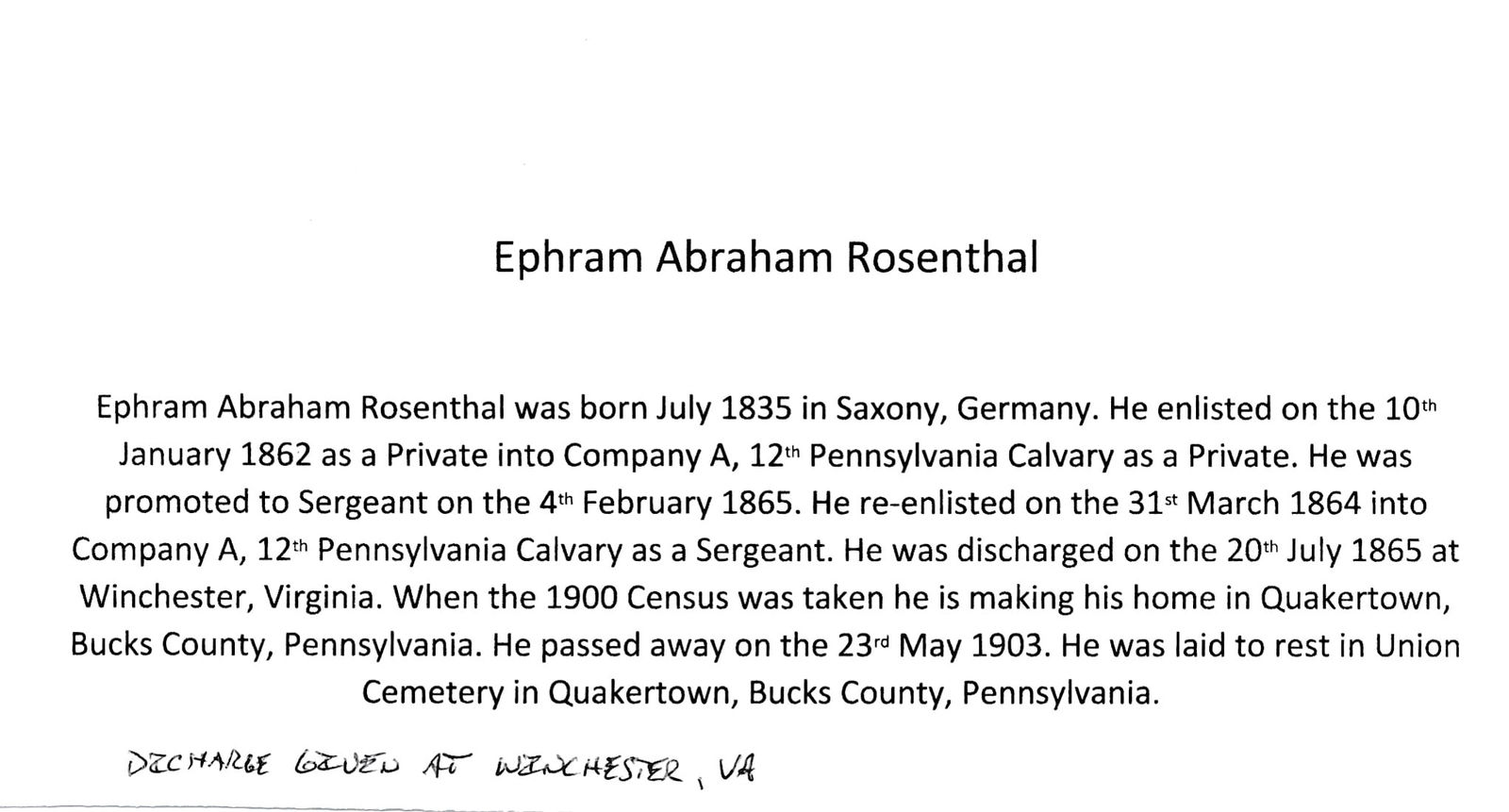 Civil War discharge documents - 6