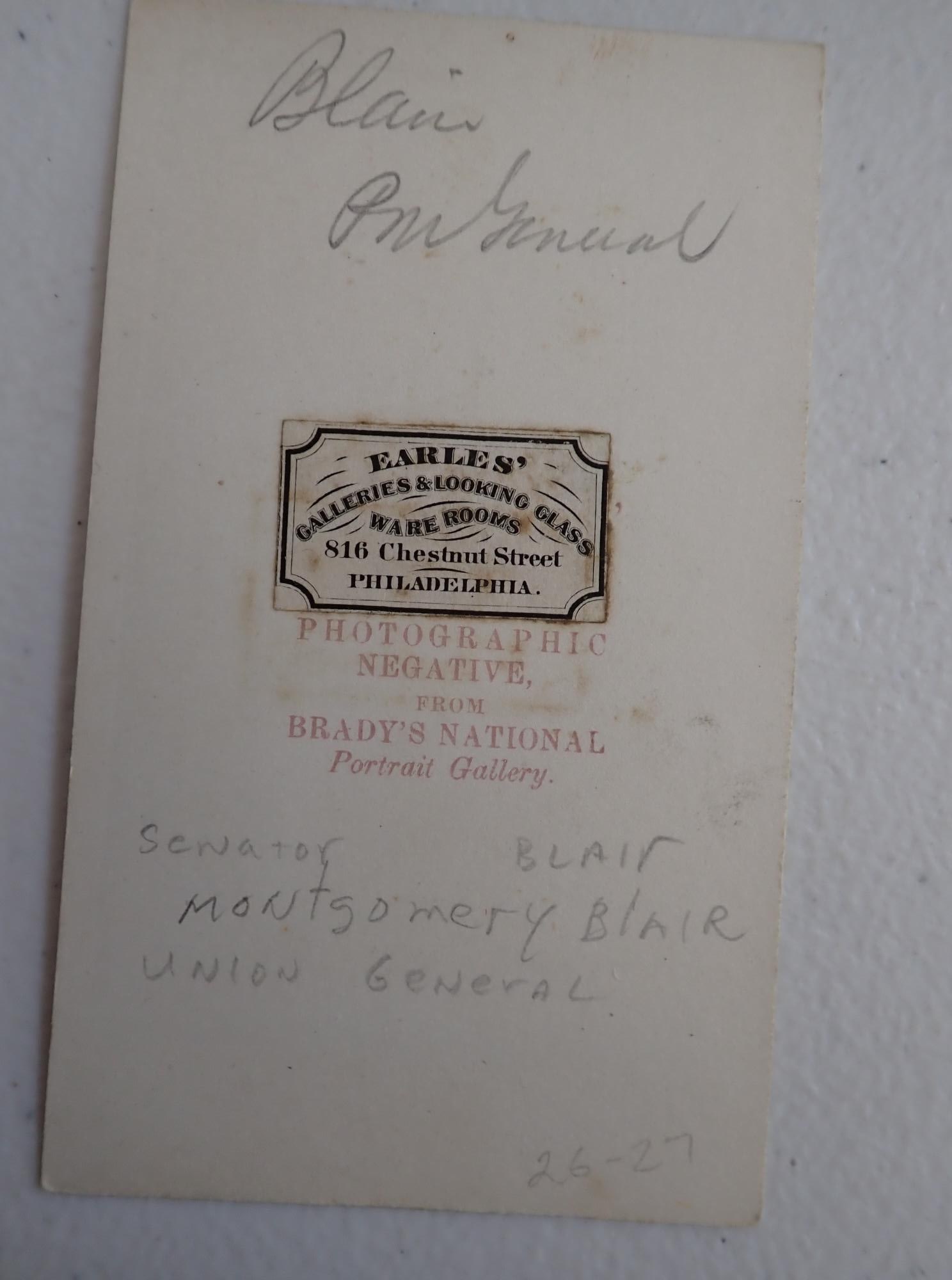 1861 Montgomery Blair Post Office Postmaster doc. - 8