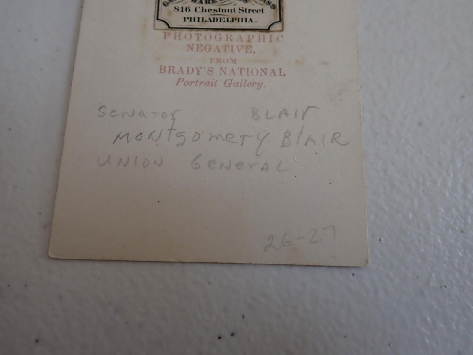 1861 Montgomery Blair Post Office Postmaster doc. - 9