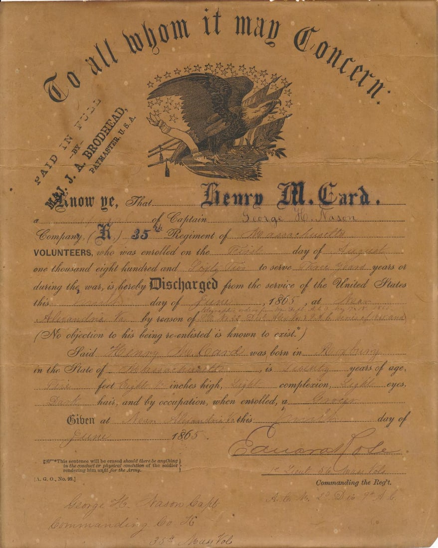 Mass dcs: Lieutenant Stole Whiskey Ration, etc. (1 of 18)