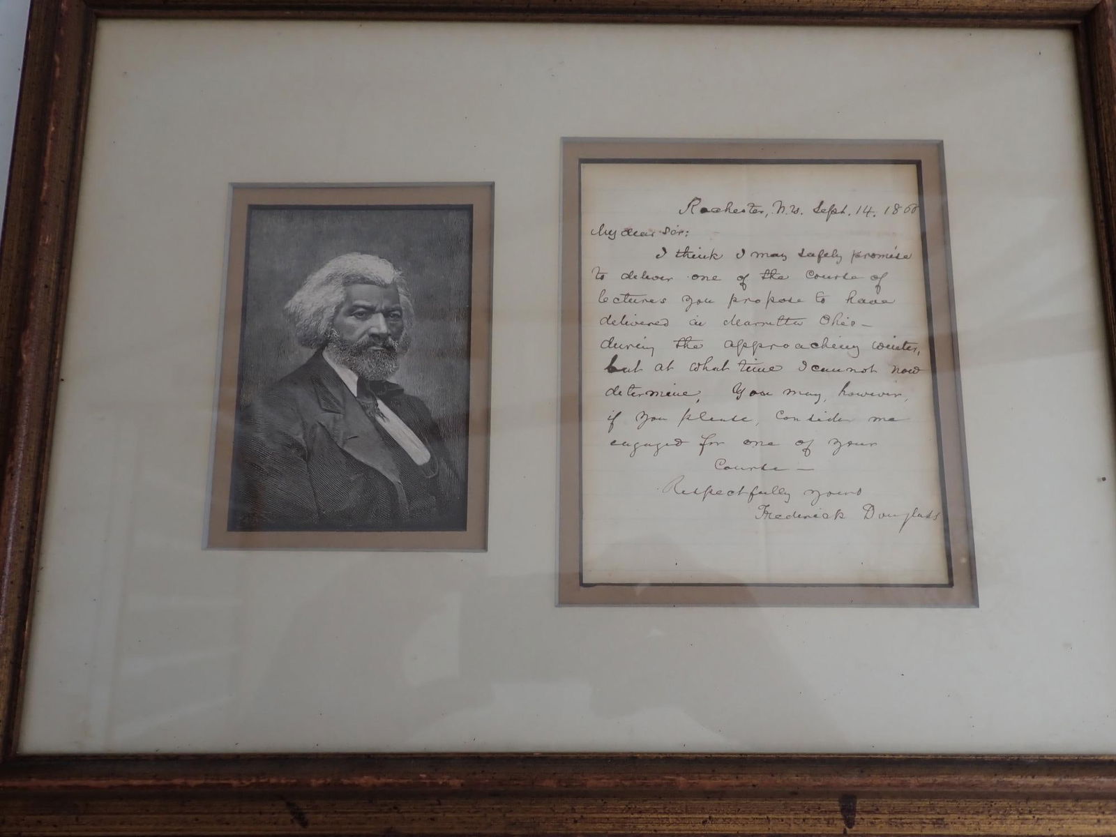 Frederick Douglass handwritten signed letter (1 of 7)