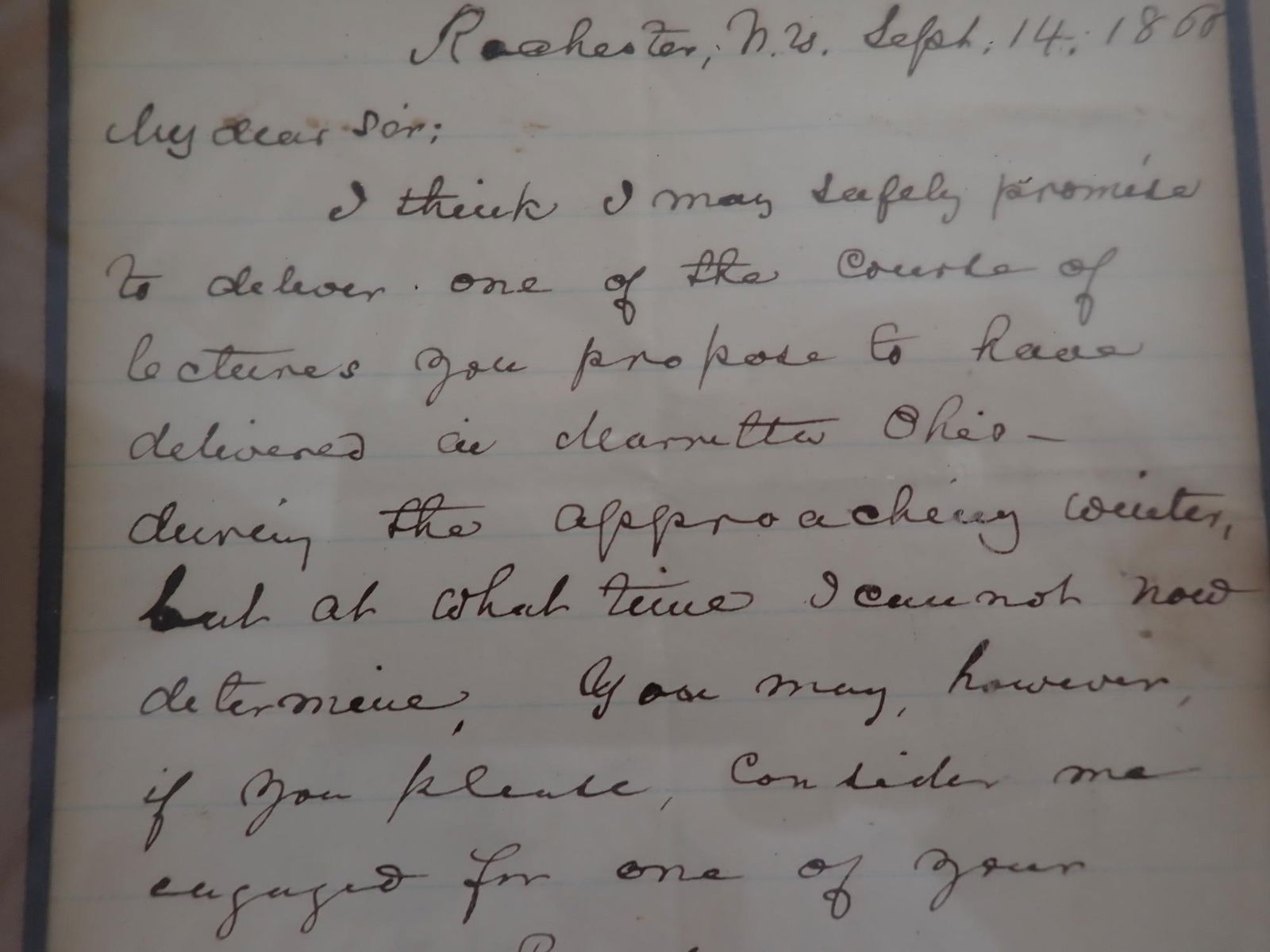 Frederick Douglass handwritten signed letter - 4