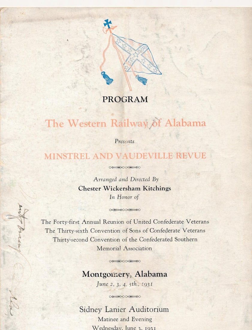 Confederate Veterans & other booklets & programs (1 of 13)