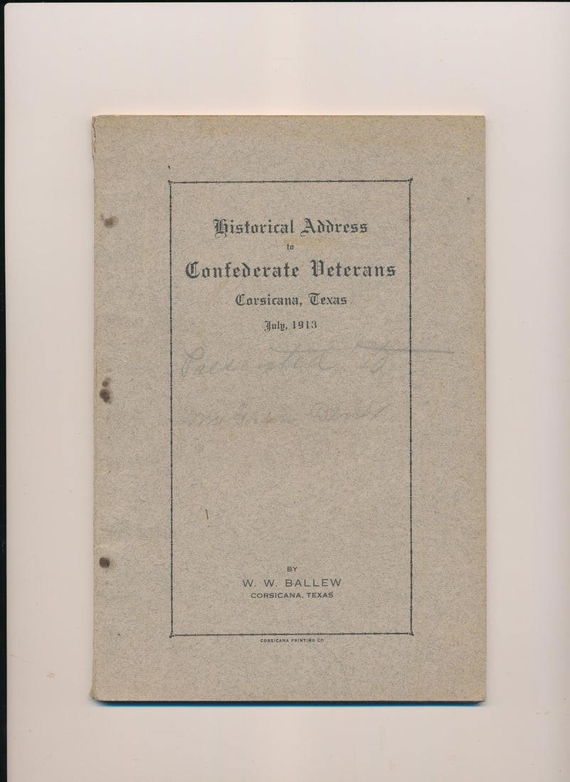 Confederate Veterans & other booklets & programs - 8