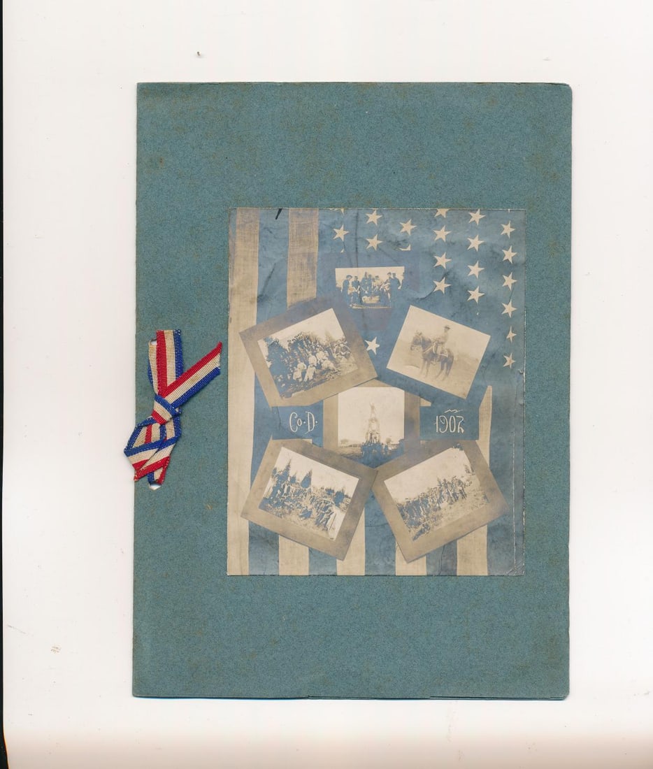 1902 Mass 2nd, Company D Banquet Book, etc. (1 of 14)