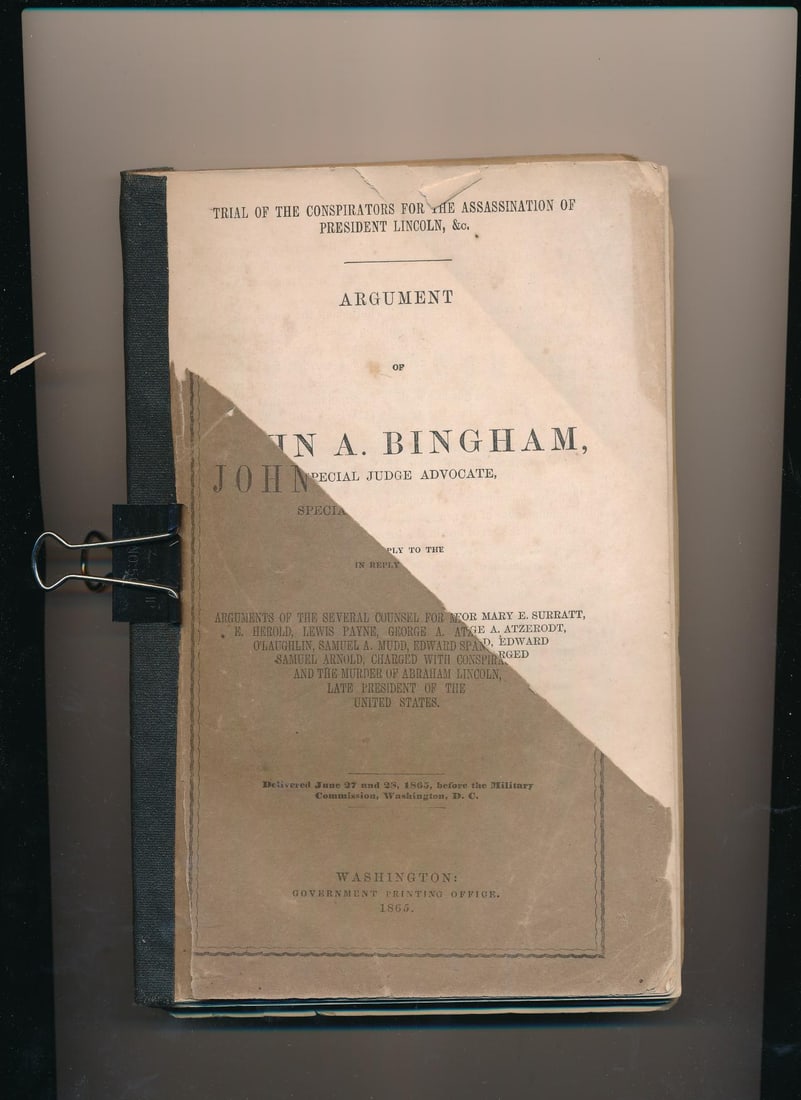 John Brown, John Wilkes Booth, books & ephemera (1 of 14)