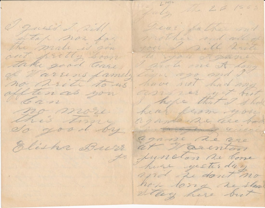 11 Confederate Vessels at Ft. Brady letters, etc. (1 of 20)