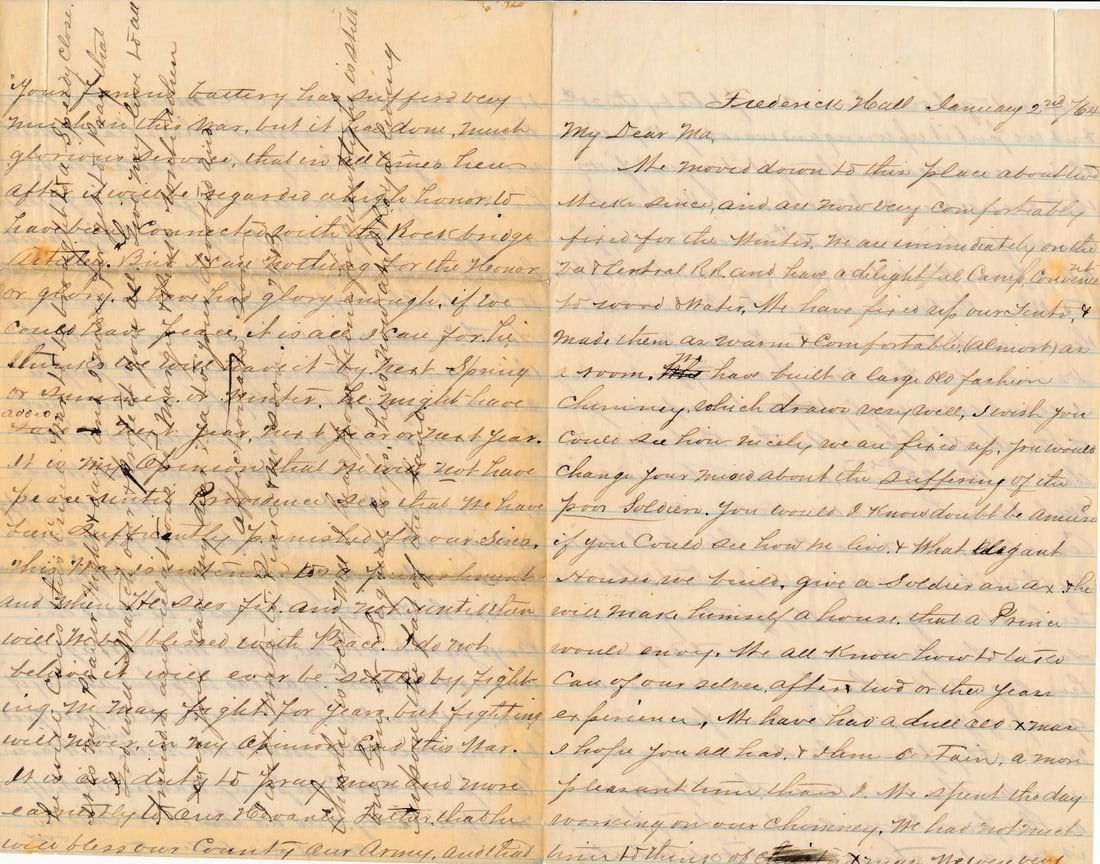 Confederate Pvt. Henry Boteler Gun boats, etc. (1 of 19)