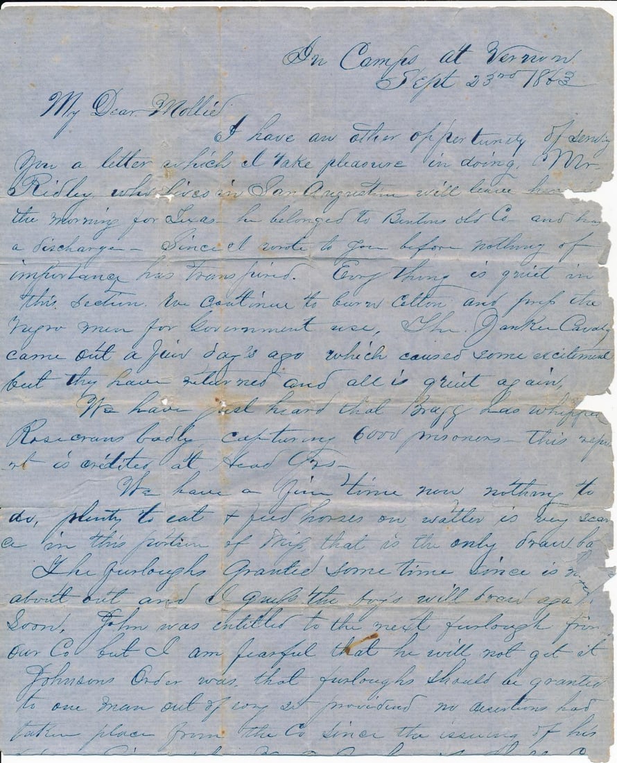 Confederate Soldiers Letters and Photos. Maj. Gen. Howell Cobb & Lt. Sam Horton (1 of 13)