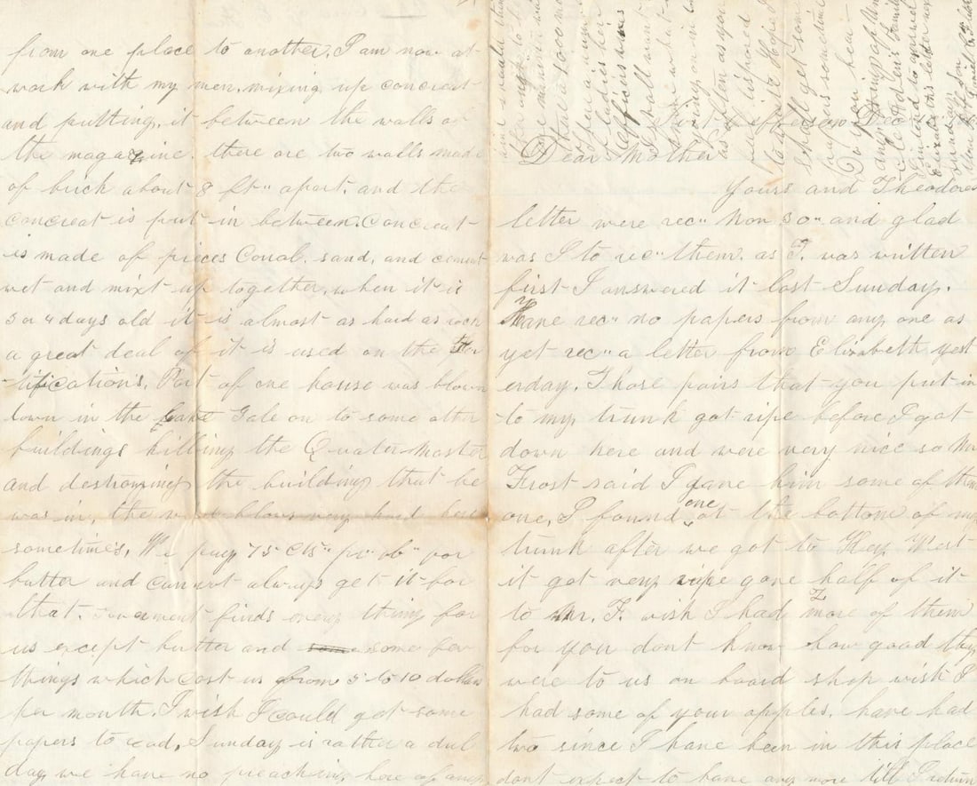 Dr. Mudd, Samuel Arnold, and Ned Spangler letter (1 of 3)