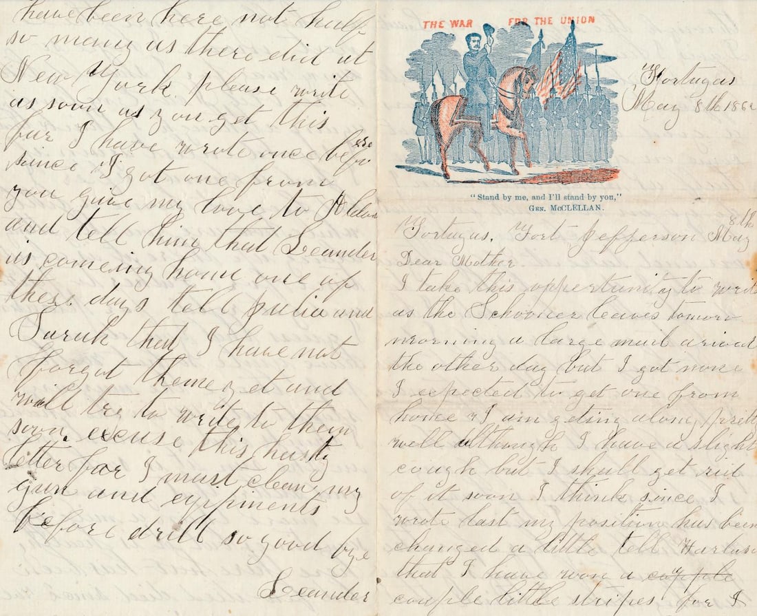 NH 7th Infantry Leander H. Cummings Letters (1 of 20)