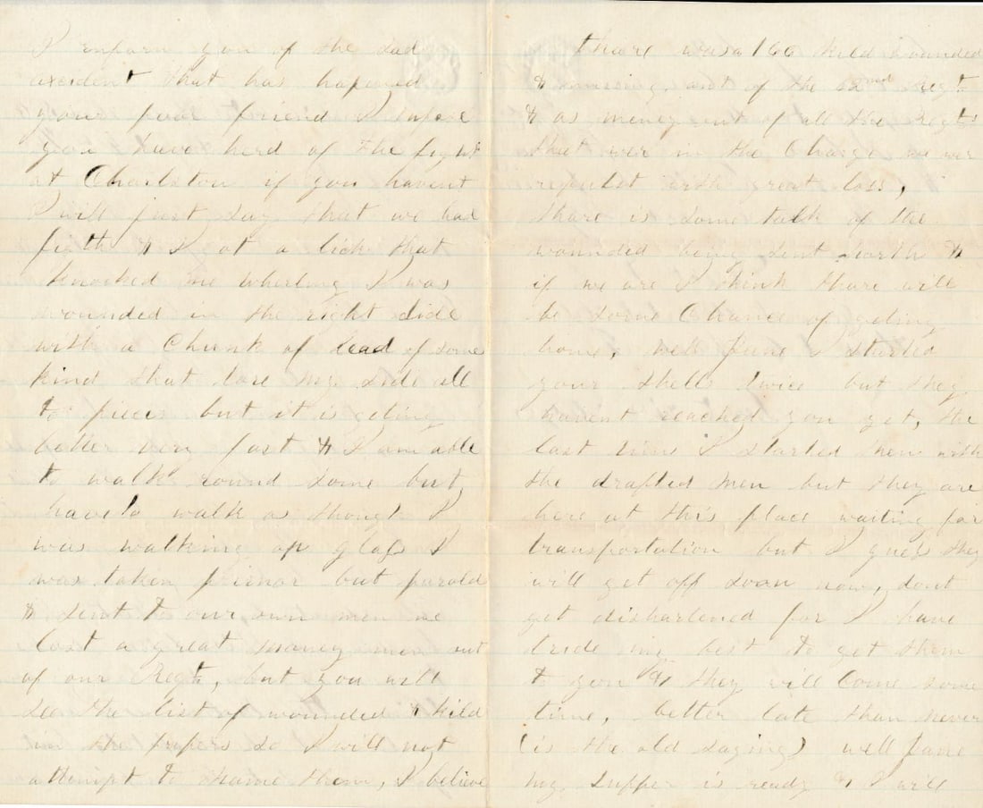 Sgt. William Hedges, Wounded and Captured - 2