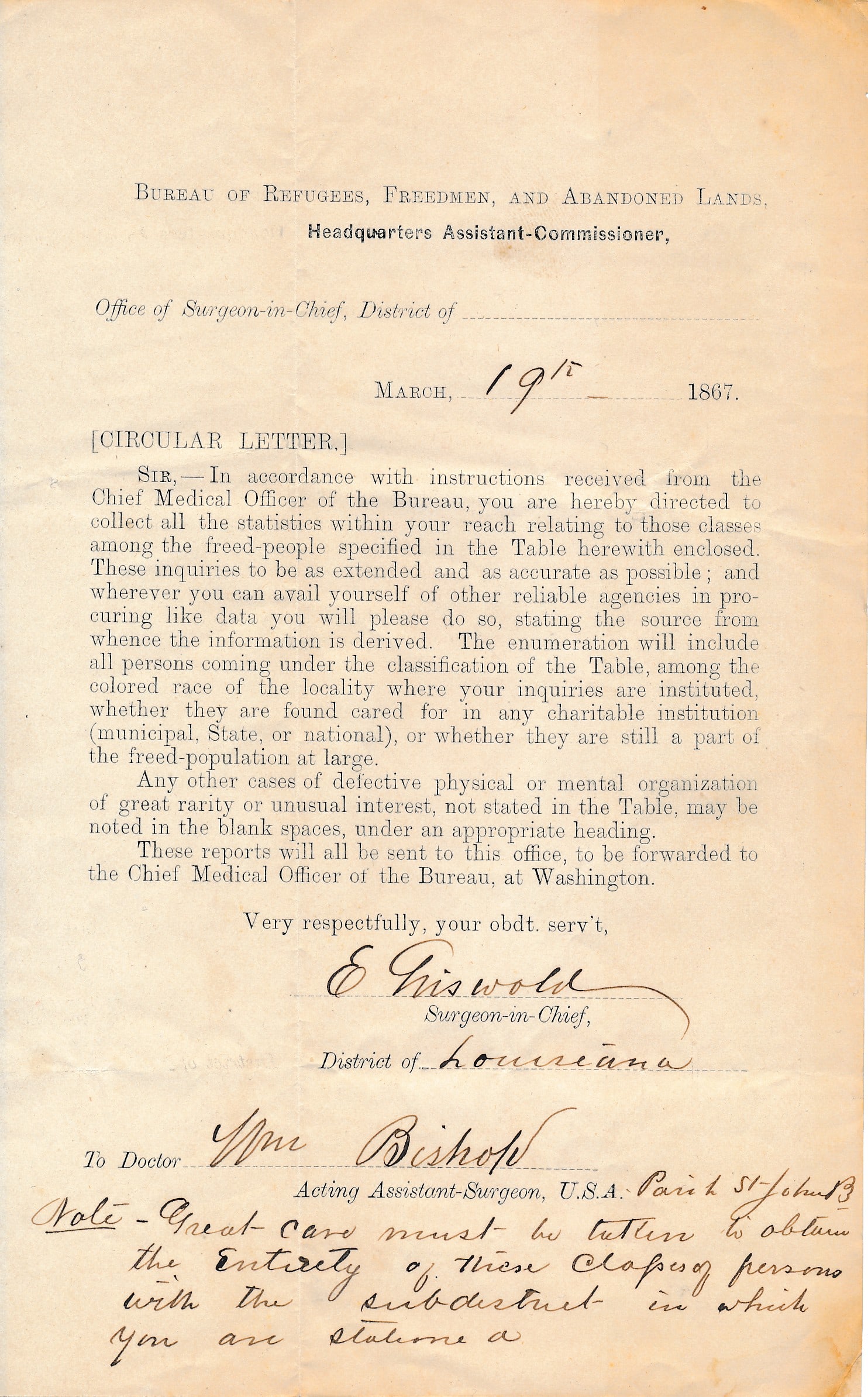 Slavery related Civil War Letters, Speeches, etc. (1 of 20)
