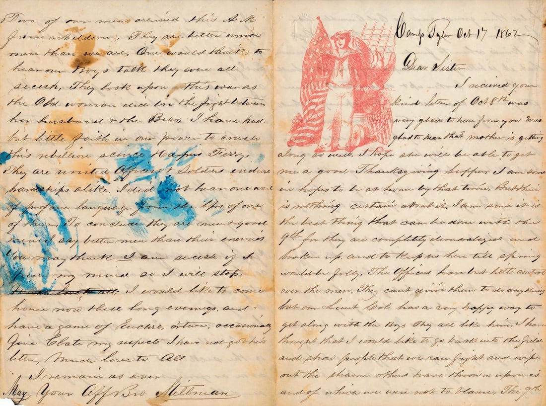 1862 Letters from Soldier at Camp Tyler (1 of 20)