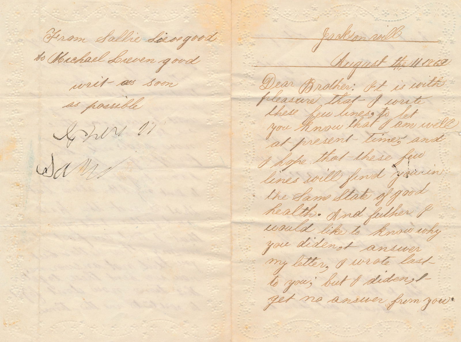 1862 Fredericksburg battle account D.C. & Virginia: 1862 Washington D.C, & Virginia related letters. Fredericksburg battle account. December 13, 1862 letter from Near Fredericksburg by W.W. Rice. Discusses killed and wounded with man losing an arm. Dis