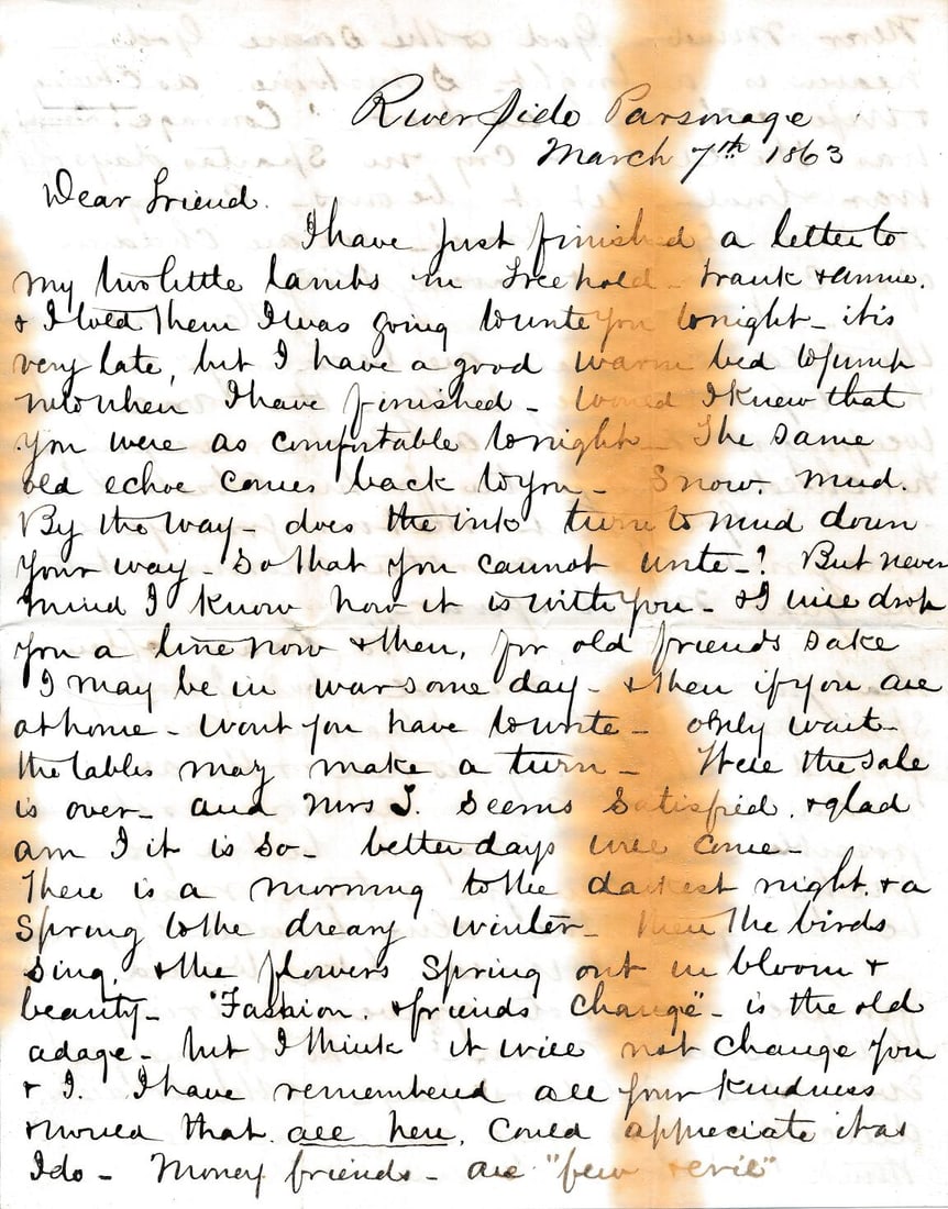 Letter describes enlisting ex-Slaves as cooks, etc. (1 of 20)