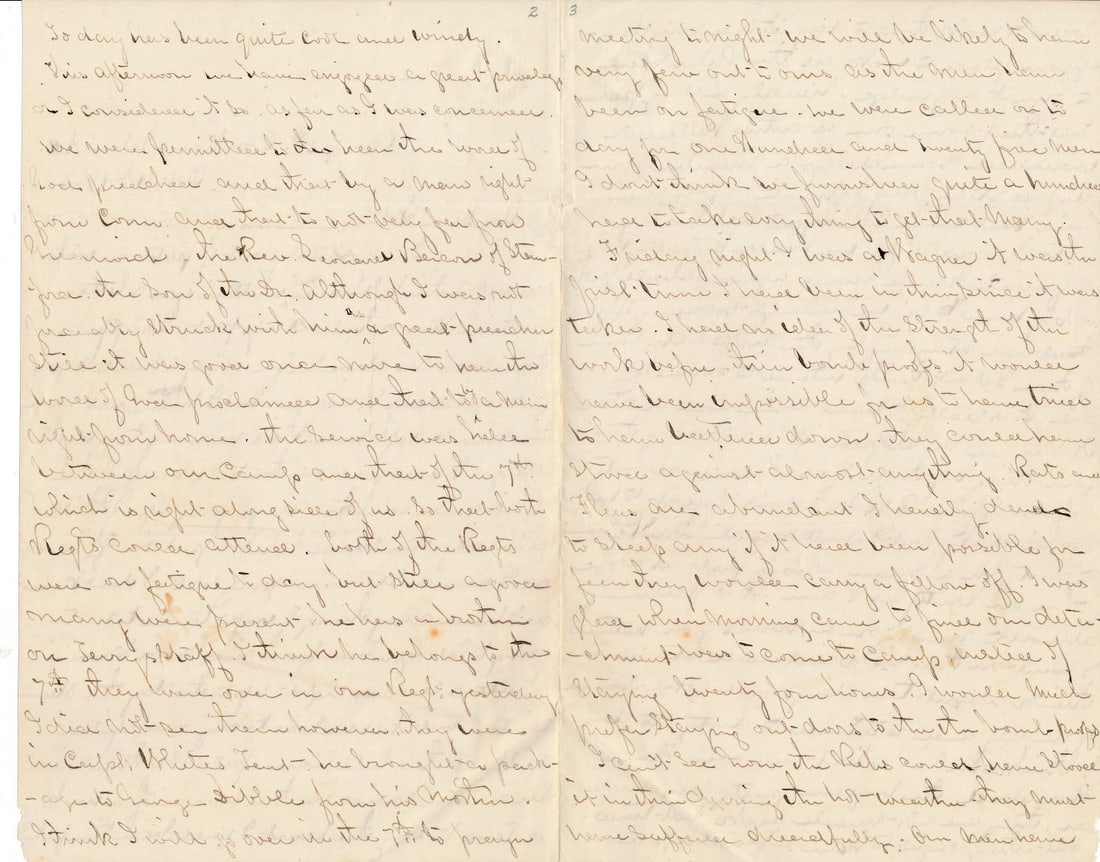 1863 Lt. Benjamin T. Wright - Fort Wagner, letters - 2