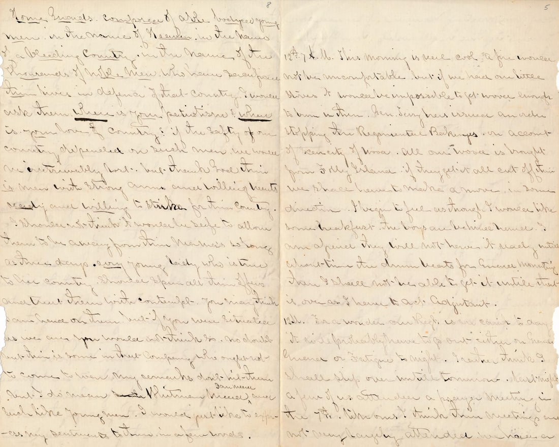 1863 Lt. Benjamin T. Wright - Fort Wagner, letters - 3