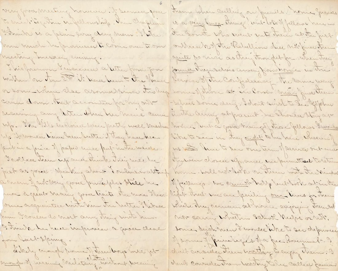 1863 Lt. Benjamin T. Wright - Fort Wagner, letters - 4
