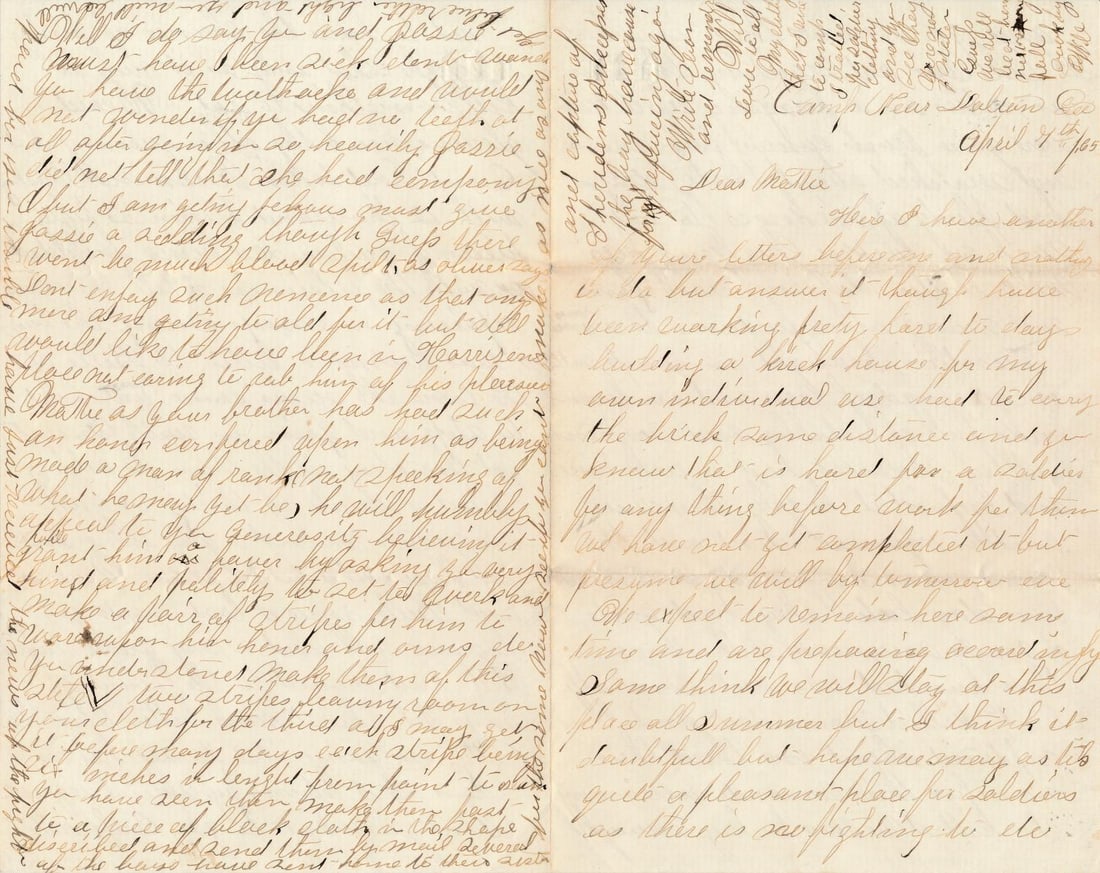 1863 Lt. Benjamin T. Wright - Fort Wagner, letters - 9