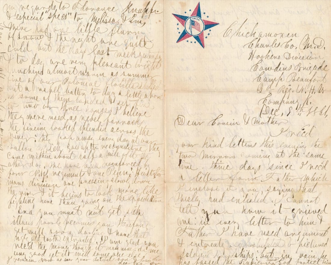 Maine soldier writes of losing liberty & others (1 of 16)