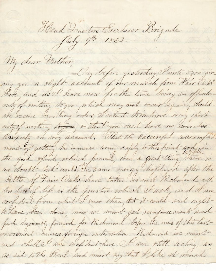 L. Charles Dwight 70th NY Inf. - Lincoln troop review (1 of 7)