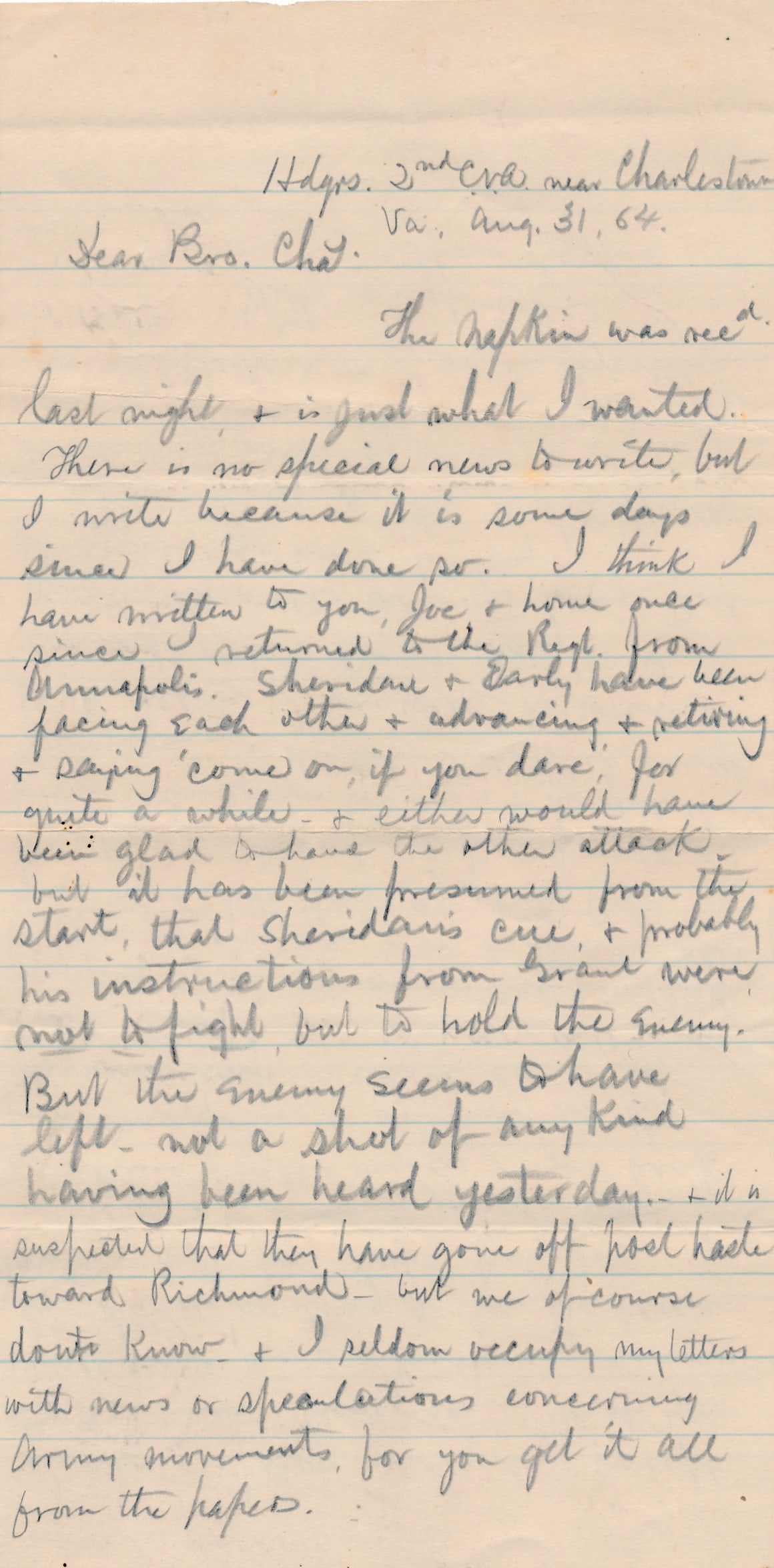 Ineffectiveness of Union shells on Ft. Sumter, etc. - 15