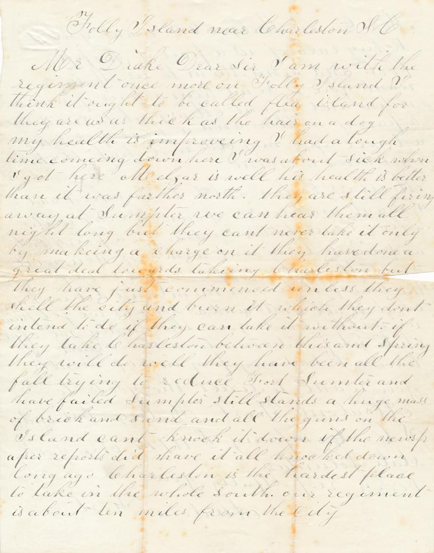 Ineffectiveness of Union shells on Ft. Sumter, etc. (1 of 20)