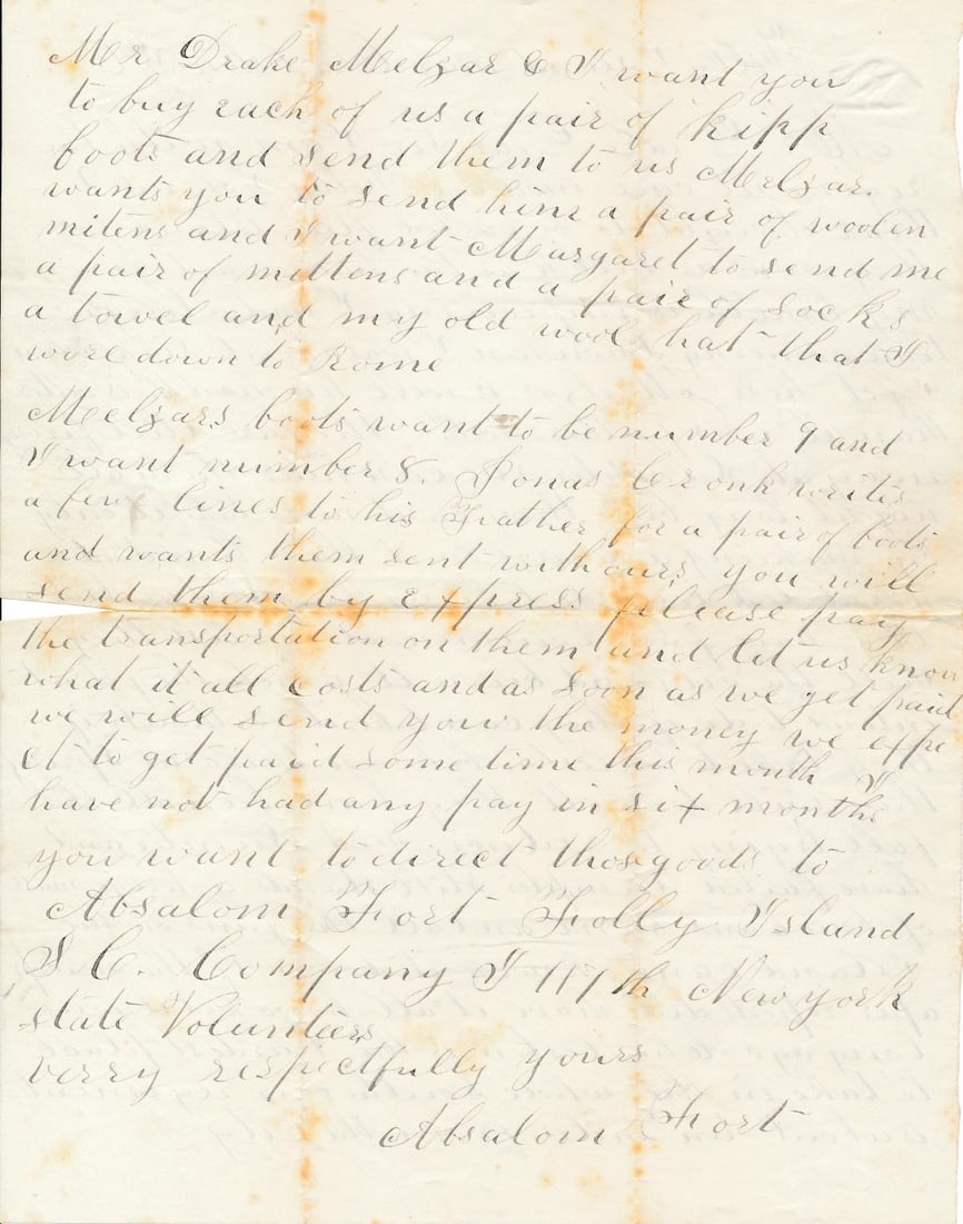 Ineffectiveness of Union shells on Ft. Sumter, etc. - 2