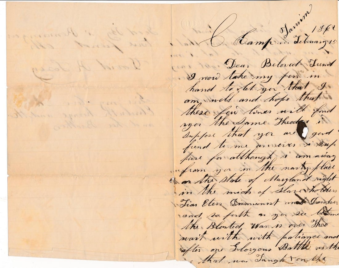 Pvt. David Losey NY 7 Days Battle, Chancellorsville (1 of 20)