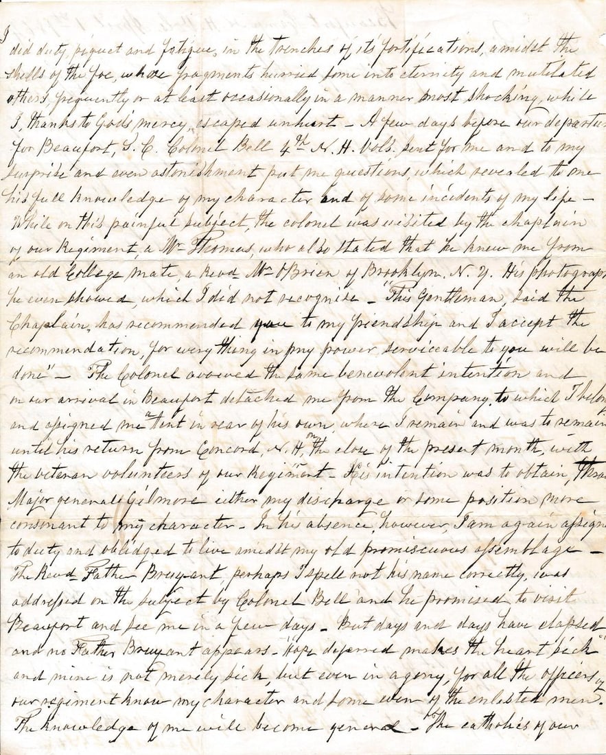 Letters from Chaplains: Post-war Confederate, etc. - 18