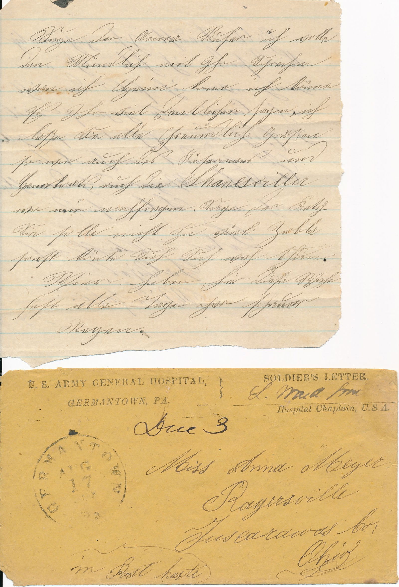 Letters from Chaplains: Post-war Confederate, etc. - 9