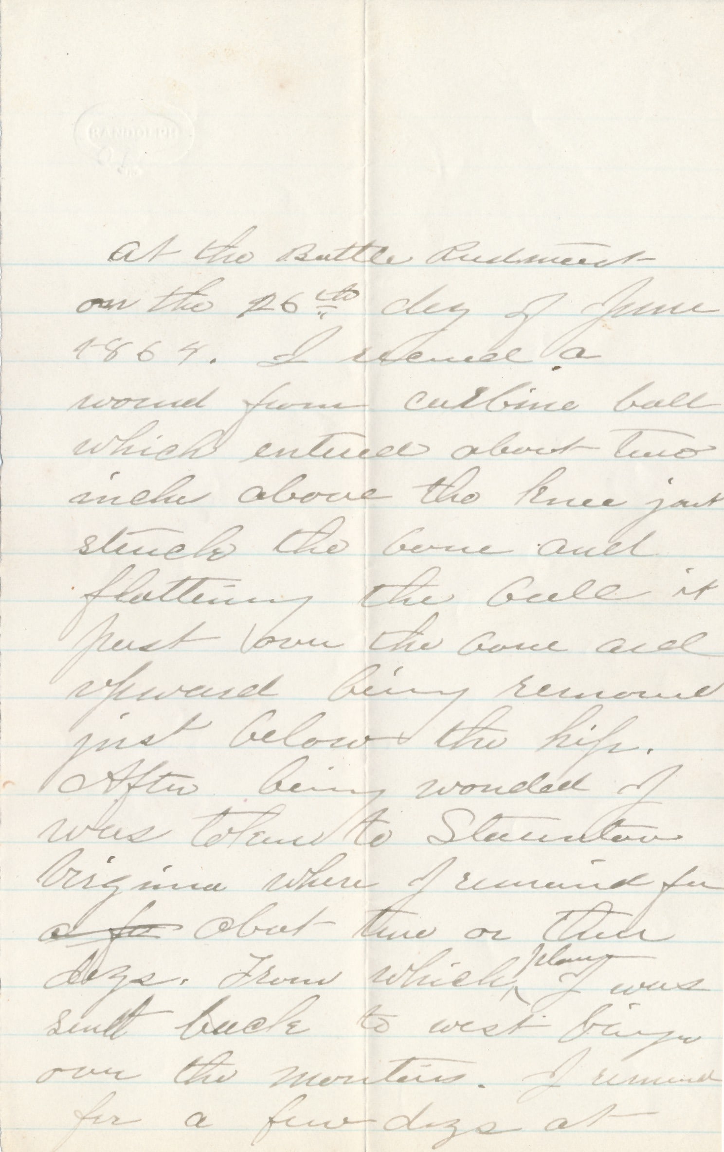 Post-Civil War letters - 19