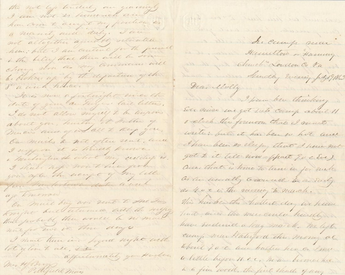 Henry Shaw Briggs 10th Mass Wounded at 7 Pines (1 of 7)