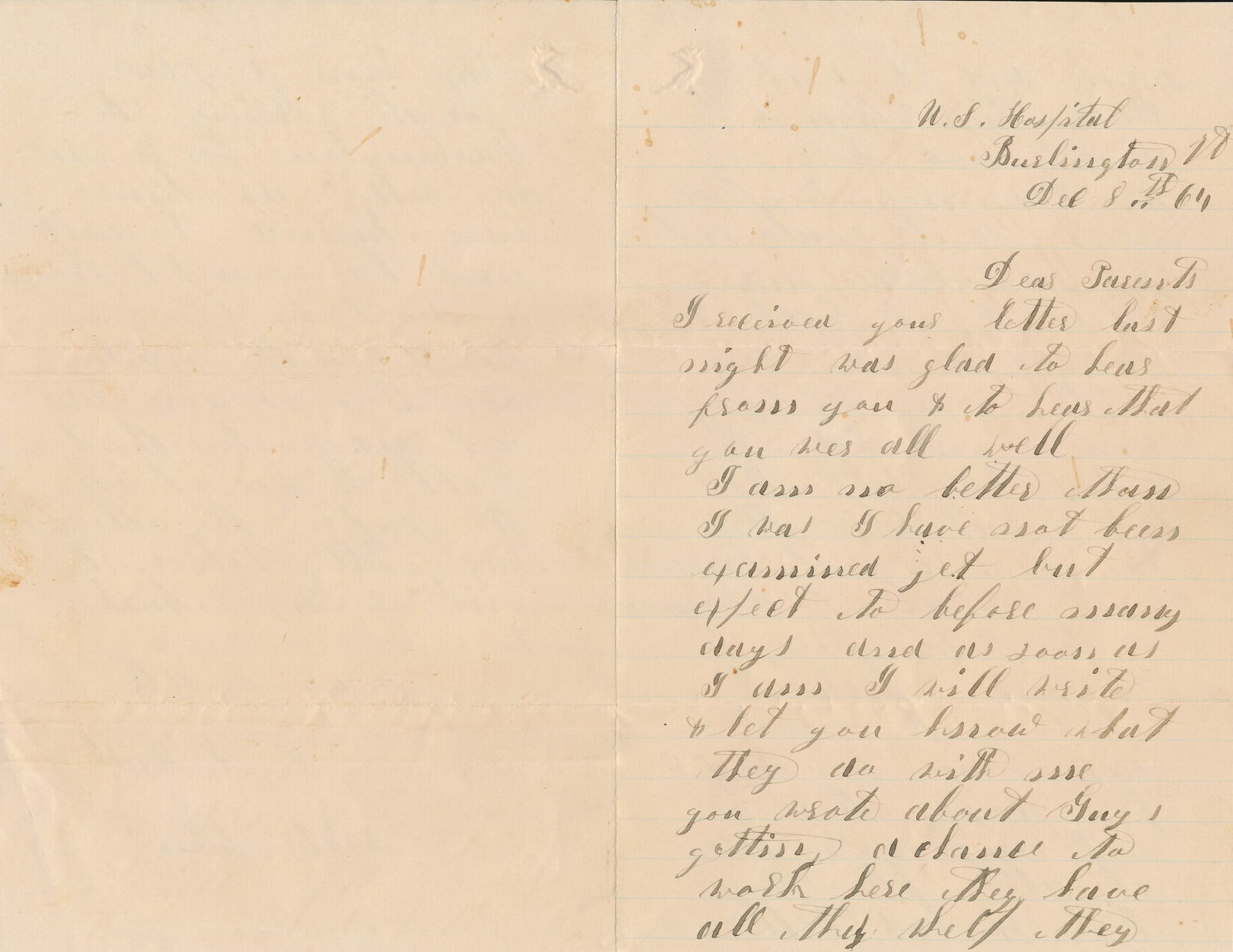 Clark A. Hull VT10th Inf. U.S. Hospital Burlington, VT (1 of 5)