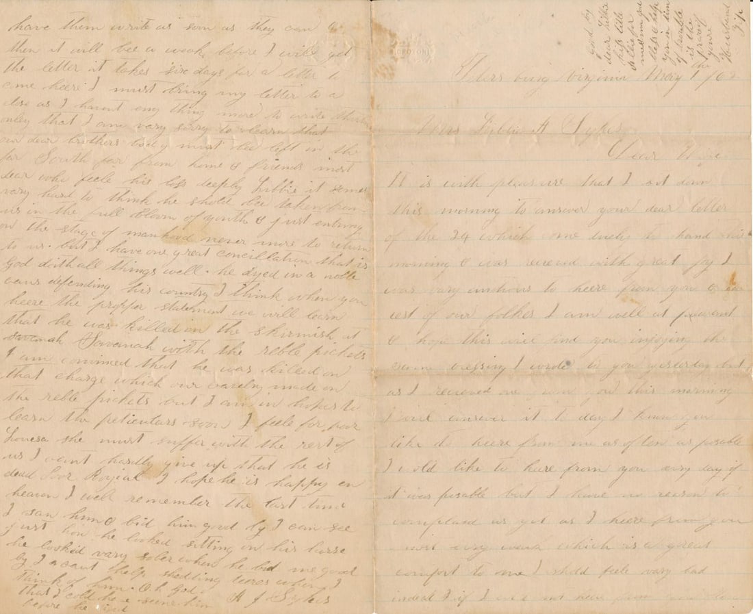 Sgt. Sykes 55th OH Inf Chasing Stonewall Jackson (1 of 5)