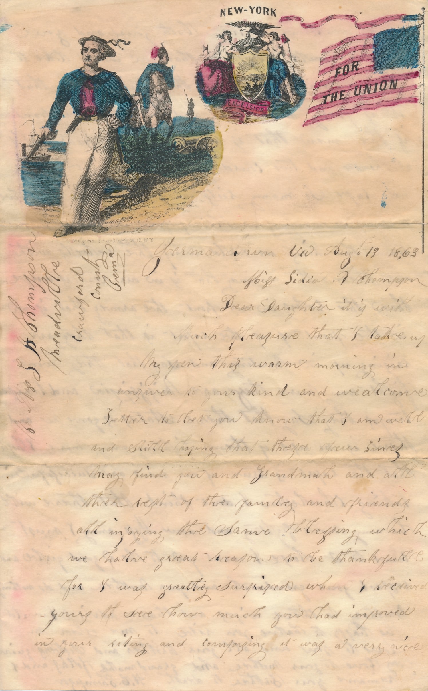 PA Soldiers Letters - For the Union Stationary (1 of 17)