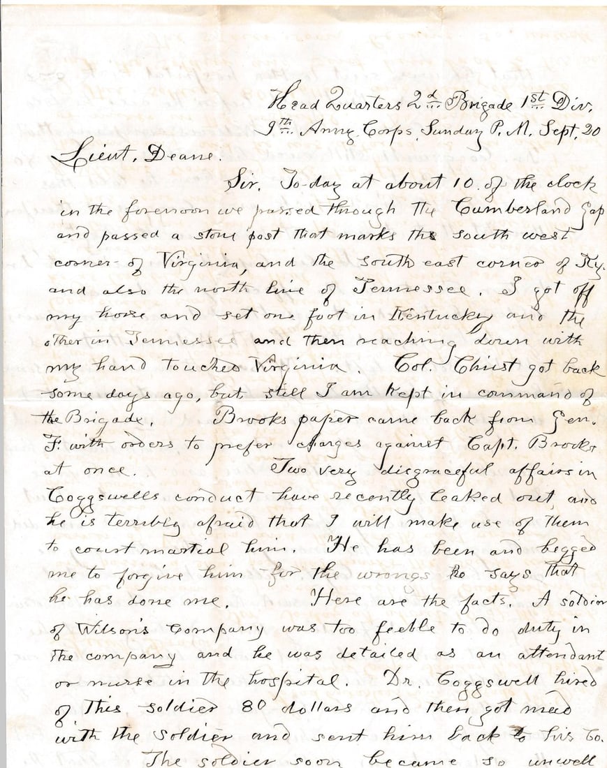 Mass Col Ebenezer W. Pierce, Lt Milton Deane, etc. (1 of 14)