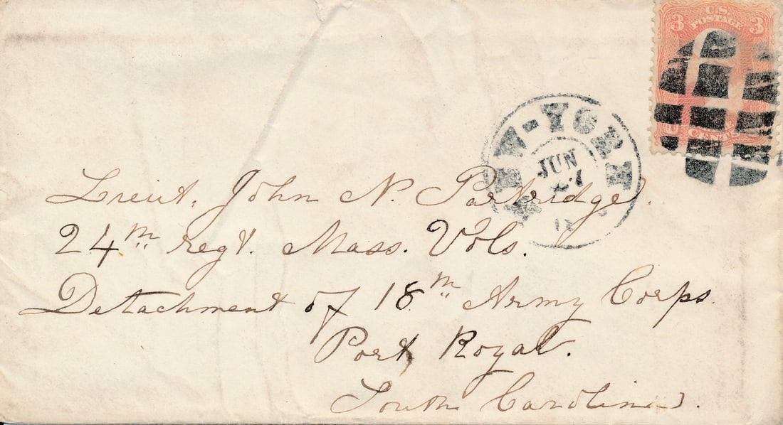Mass. Civil War Letters, Postal Covers, Photo, etc. (1 of 15)